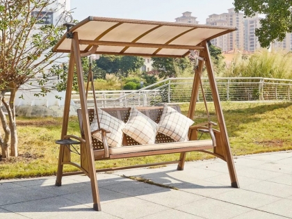 5085 5085B PC sheet canopy swing chair with LED light