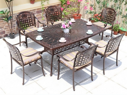 9547T cast aluminum furniture