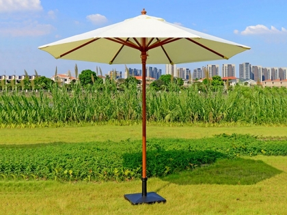6011 Wooden center column umbrella