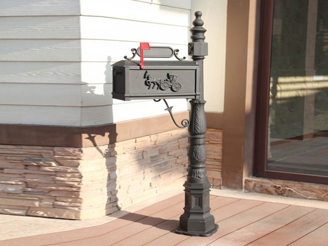 MB007 cast aluminum mail box
