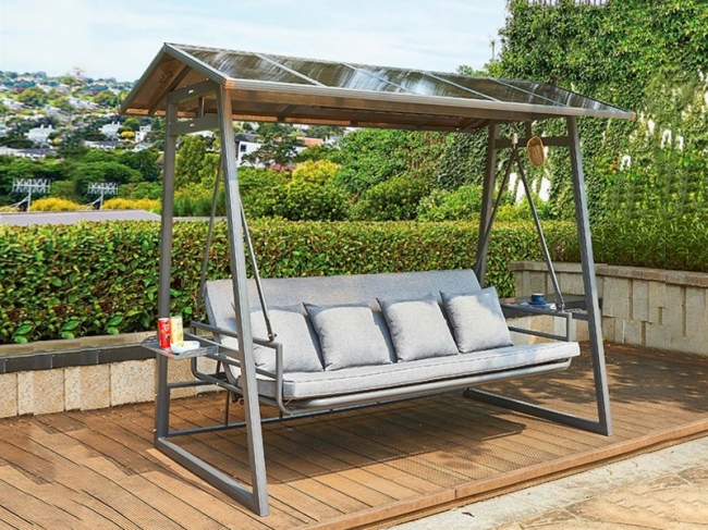 5083 5083B 5083C PC sheet canopy swing bed/chair with LED light
