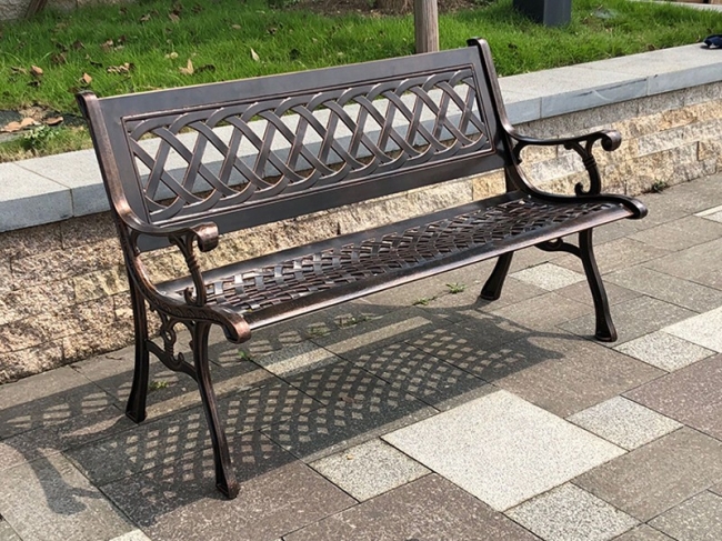 9456C cast aluminium bench