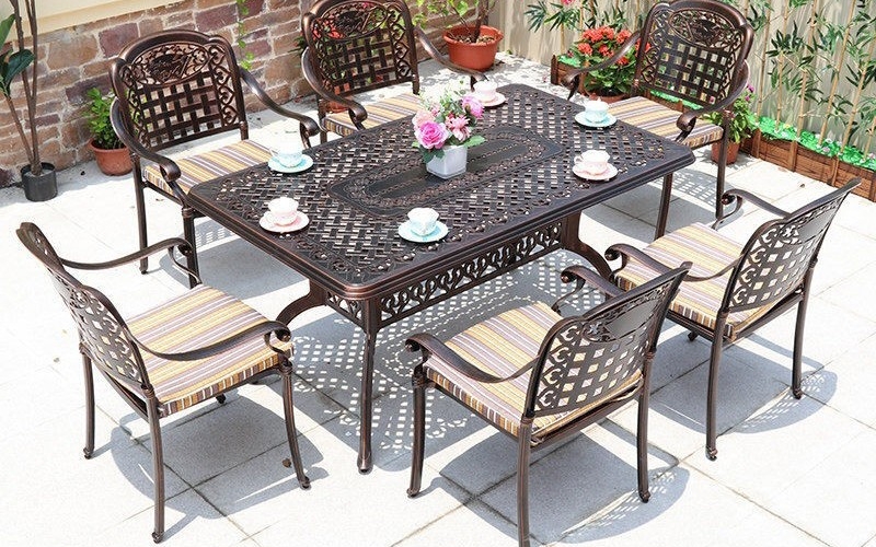 9482T-B cast aluminum furniture