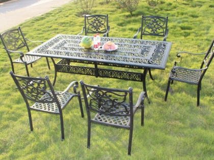 9159T 9151C dining table and chair