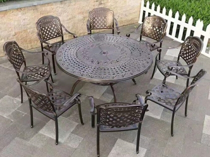 9114T-B 9114C-B cast aluminium furniture