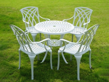 9132C cast aluminium chair