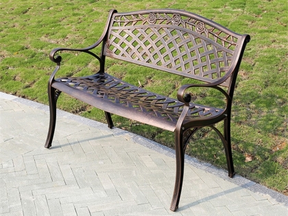 9064C cast aluminium bench