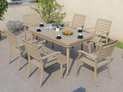 9551T 9531C aluminum table and chair