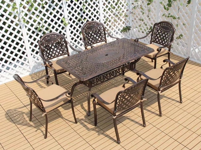 9115T-B cast aluminium furniture