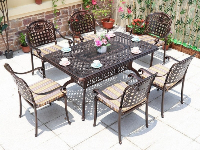 9482T-B cast aluminum furniture
