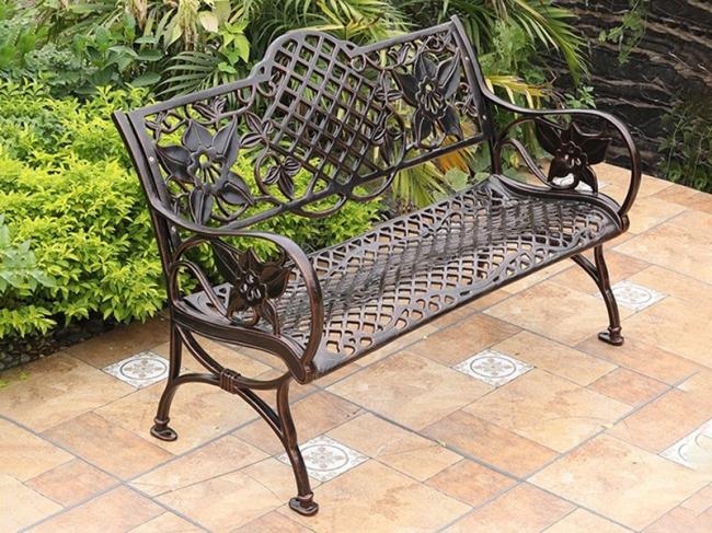9052C cast aluminium bench