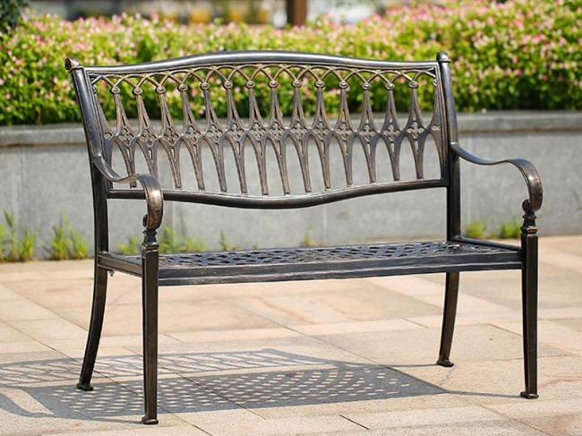 9457C cast aluminium bench