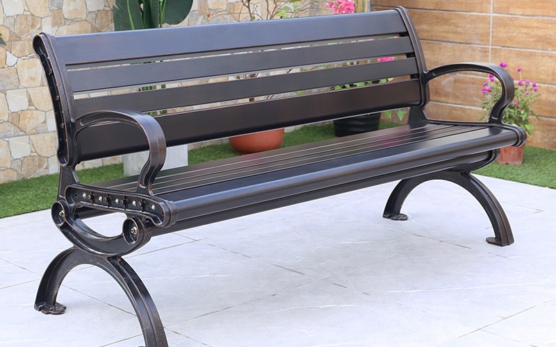9472C cast aluminium bench